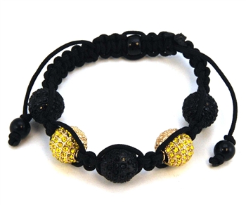 MEN'S  DISCO BALL BRACELET 02 BKYL