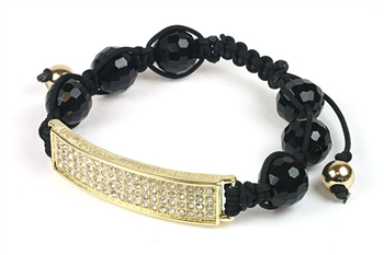 STONE BAR DISCO BALL BRACELET 21 G