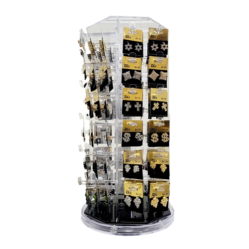 HIP HOP EARRING SET WITH DISPLAY (144 PCS) / TES 100